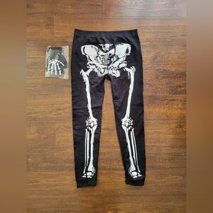 Skeleton Leggings and Gloves